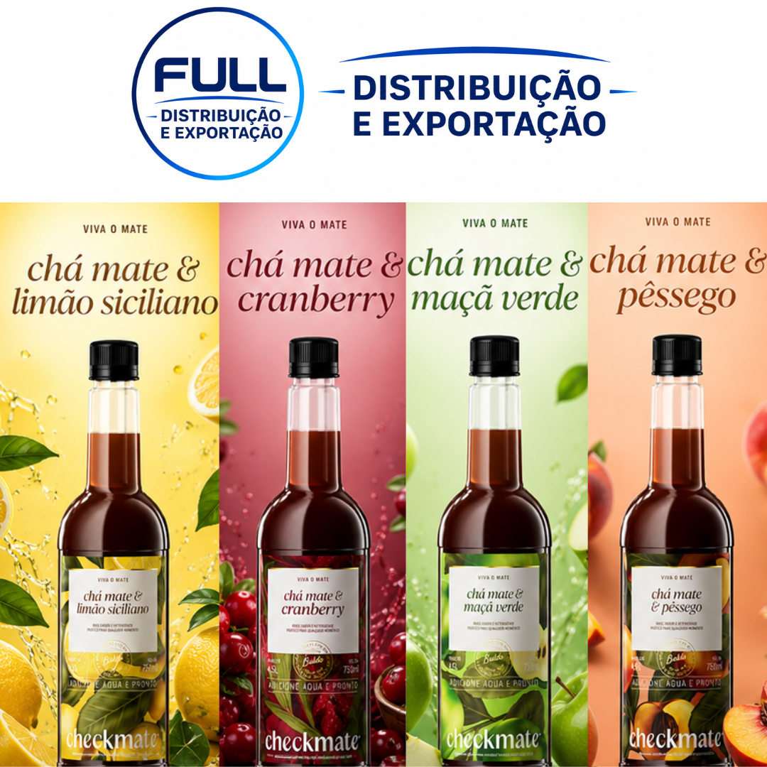 Xarope Chá Mate Maça Verde Concentrado Garrafa 750ml