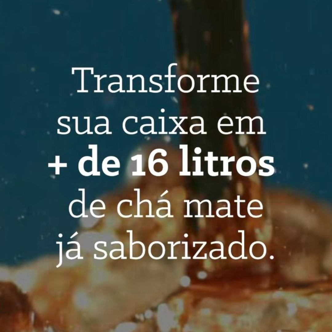 Xarope de Chá Mate sabor LIMÃO Concentrado É Pra Chá 3 Litros - RENDE ATÉ 18 LITROS